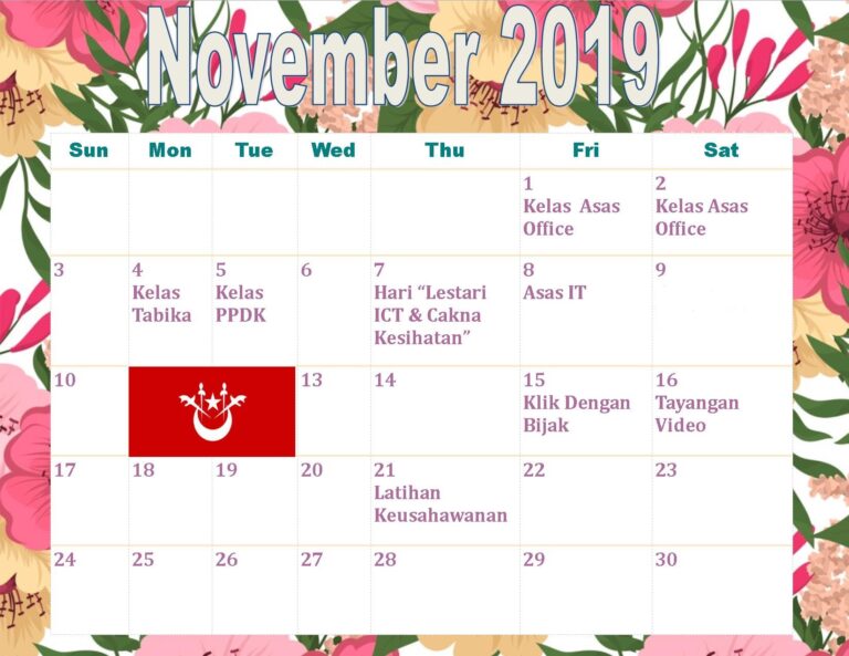 jadual nov