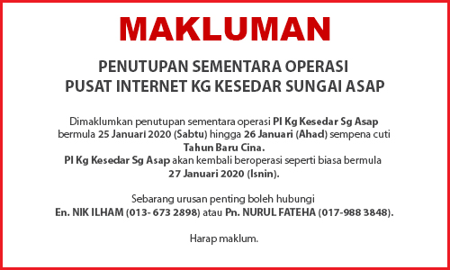 NOTIS PENUTUPAN PI
