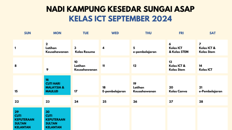 kelas september 2024